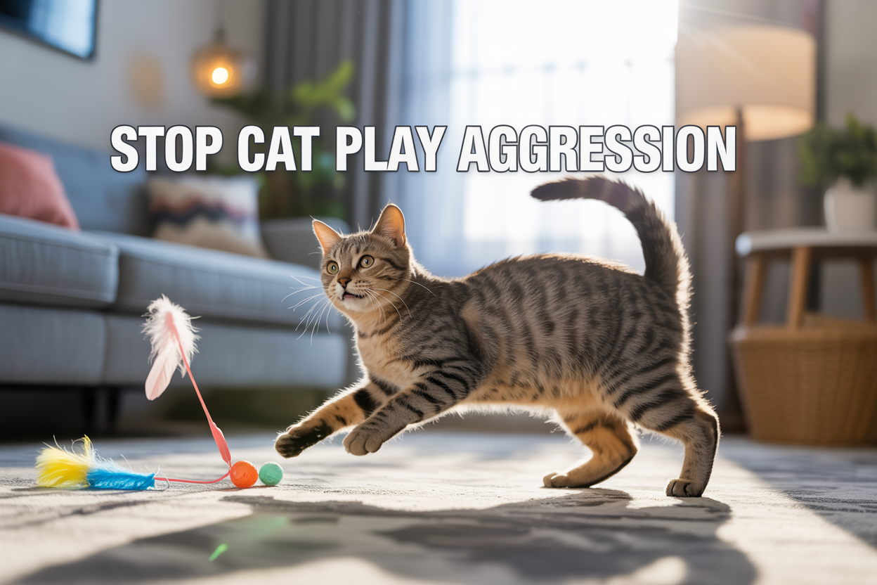 how to stop cat play aggression