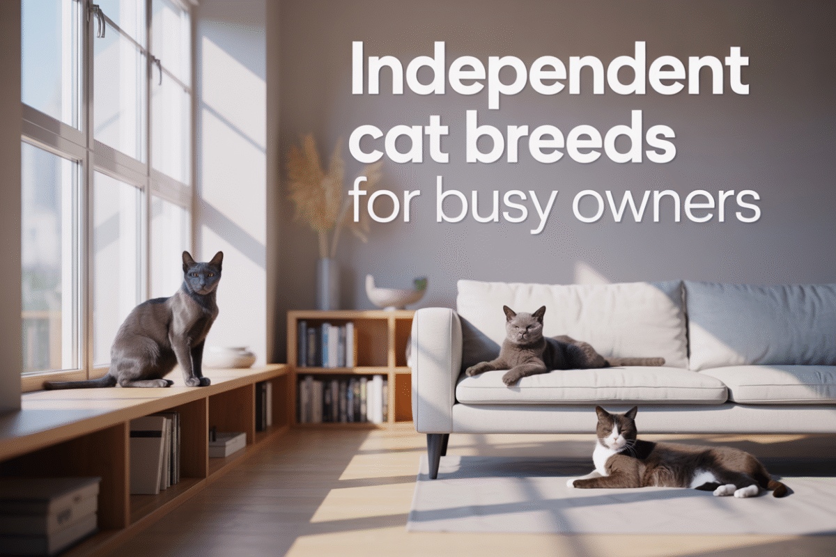 Cat Breeds Perfect for Busy Owners UK,
